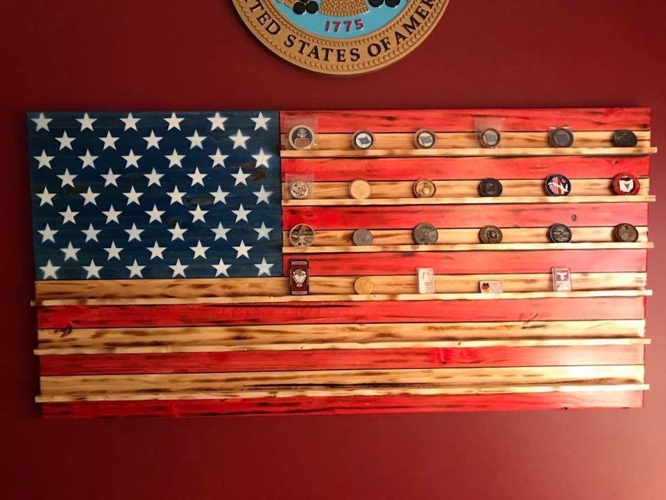 Custom Wooden Flags Handmade Custom Rustic Flags