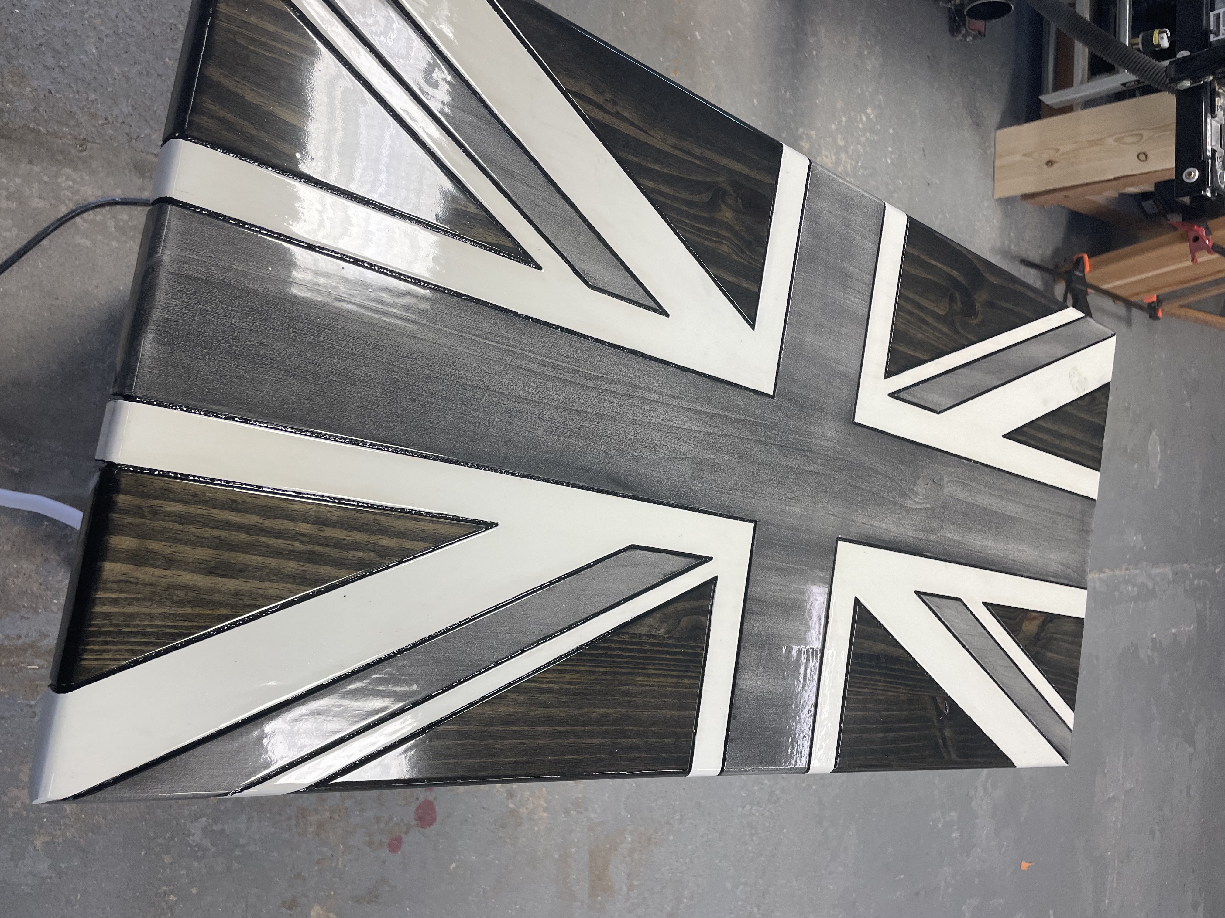 Union Jack Wooden Flag, Union Flag, United Kingdom Wooden Flag - Image 6